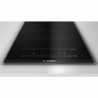 Bosch PXX375FB1E Built-In Ceramic Cooktop, 3700W, 2 zones, 17 settings, ComfortProfile, QuickStart, Induction, Black