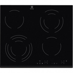 Κεραμική ενσωματωμένη εστία Electrolux EHF6343FOK, 6400W, 4 ζώνες, 9 επίπεδα, Stop & Go, Χρονόμετρο, Μαύρο