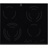 Electrolux EHF6343FOK Built-In Ceramic Cooktop, 6400W, 4 Zones, 9 Settings, Stop & Go, Timer, Black