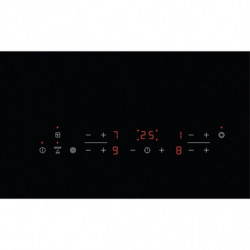 Electrolux EHF6343FOK Built-In Ceramic Cooktop, 6400W, 4 Zones, 9 Settings, Stop & Go, Timer, Black