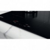 Whirlpool WS Q2160 NE Built-In Ceramic Cooktop, 7200W, 4 6th Sense Zones, 9 Settings, Timer, Induction, Black