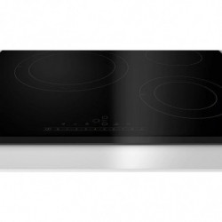 Bosch PKK631FP8E Built-In Ceramic Cooktop, 5750W, 3 Zones, 17 Settings, PowerBoost, Restart, Electric, Black