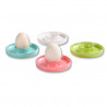 Set of 4 Kesper 41165 Egg Coasters, 10x2 cm, Melamine, Multicolor