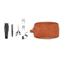 Remington Power X3 HC3000GP Hair Clipper, Up to 40 minutes of battery life, Stainless steel blades, USB, Accessories, Black