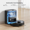 Lubluelu SL60 Plus Robot Vacuum with Docking Station, 42W, Mop, LiDAR, 120-Minute Run Time, 2600 mAh, Black