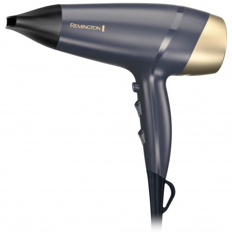 Remington Sapphire Luxe D5805 Hair Dryer, 2200 W, 2 speeds, 3 heat settings, Dark Blue