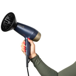 Remington Sapphire Luxe D5805 Hair Dryer, 2200 W, 2 speeds, 3 heat settings, Dark Blue