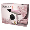 Remington Coconut Smooth D5901 Hair Dryer, 2200 W, 2 speeds, 3 heat settings, Cool shot, Accessories, Pink