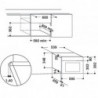 Микровълнова фурна за вграждане Whirlpool AMW 435/IX, 750W, 22 л, 4 нива, Jet Start, JetDefrost, Поддържане на топлина, Сребрист