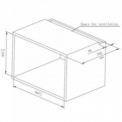 Микровълнова фурна за вграждане Finlux FXMW 20H70GD, 20 л, 1200 W, 6 степени, Размразяване, Сребрист