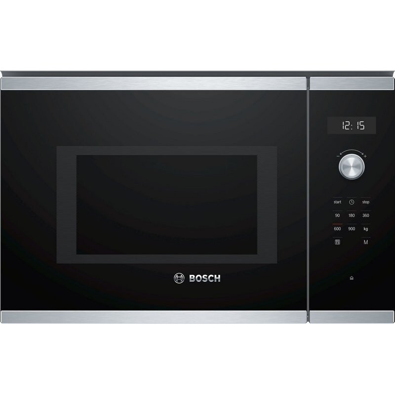 Bosch BFL554MS0 Built-In Microwave Oven, 1450 W, 5 power levels, 7 programs, 25 L, LED display, Memory function, Black