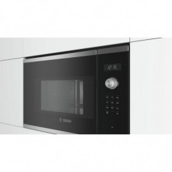 Bosch BFL554MS0 Built-In Microwave Oven, 1450 W, 5 power levels, 7 programs, 25 L, LED display, Memory function, Black