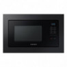 Samsung MG23A7013CA/OL Built-in Microwave Oven, 1100 W, 6 power levels, 23 L, Grill, Defrost, Ceramic coating, Keep Warm, Black