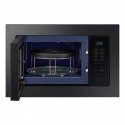 Samsung MG23A7013CA/OL Built-in Microwave Oven, 1100 W, 6 power levels, 23 L, Grill, Defrost, Ceramic coating, Keep Warm, Black