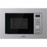 Gorenje BM201AG1X Built-in Microwave Oven, 20 L, 1000 W, Grill, Automatic Programs, AquaClean, Silver