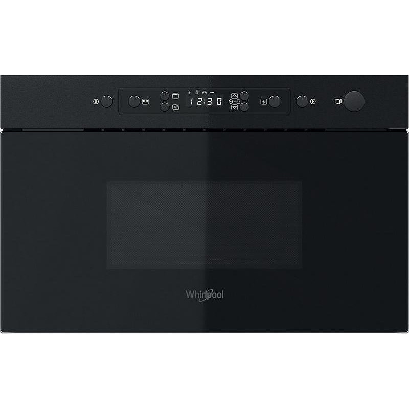 Whirlpool MBNA920B Built-In Microwave Oven, 22 L, 750 W, 4 Shelves, Grill, Defrost, Timer, Automatic Programs, Black