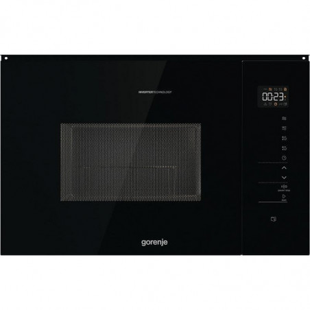 Cuptor cu microunde încorporat Gorenje BMI251SG3BG, 25 l, 1200 W, 5 niveluri, 15 programe, Grătar, Dezghețare, AquaClean, Negru