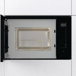 Gorenje BMI251SG3BG Built-in Microwave Oven, 25 L, 1200 W, 5 Shelves, 15 Programs, Grill, Defrost, AquaClean, Black