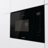 Gorenje BMI251SG3BG Built-in Microwave Oven, 25 L, 1200 W, 5 Shelves, 15 Programs, Grill, Defrost, AquaClean, Black