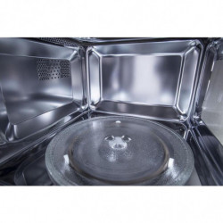 Gorenje BMI251SG3BG Built-in Microwave Oven, 25 L, 1200 W, 5 Shelves, 15 Programs, Grill, Defrost, AquaClean, Black