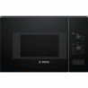 Εντοιχιζόμενος φούρνος μικροκυμάτων Bosch BFL520MB0, 20 λίτρα, 800 W, 5 επίπεδα, Βοηθός καθαρισμού, Αυτόματη απενεργοποίηση, Μαύρος