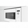 Εντοιχιζόμενος φούρνος μικροκυμάτων Bosch BFL524MW0, 20 λίτρα, 800 W, 7 προγράμματα, Αποθήκευση, Απόψυξη, Λευκό