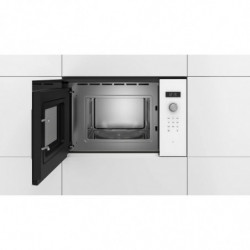Εντοιχιζόμενος φούρνος μικροκυμάτων Bosch BFL524MW0, 20 λίτρα, 800 W, 7 προγράμματα, Αποθήκευση, Απόψυξη, Λευκό