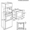 Микровълнова фурна за вграждане AEG MBE2658SEB, 26 л, 900 W, 5 нива, Бърз старт, Автоматични програми за размразяване, Защита от деца, Черен