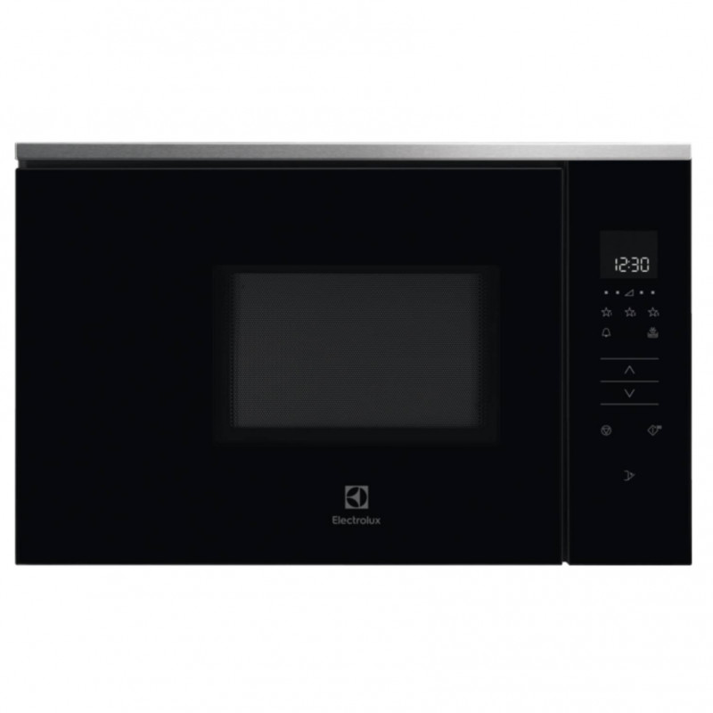 Electrolux KMFE172TEX Built-In Microwave Oven, 17 L, 800 W, 5 Power Levels, Touch Controls, Timer, Interior Light, Black