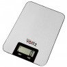 Oliver Voltz V51651I Kitchen Scale, 5 kg, TARE, 1 x CR2032 battery, 53 x 20 mm LCD display, stainless steel