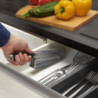 Tefal Ever Sharp K2569004 Kitchen Knife, 16.5 cm, Dual Pivot Technology, Locking System