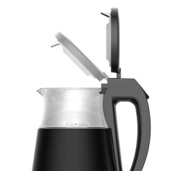 Deerma SH90W Electric Kettle, 1700 W, 1.7 L, Keep Warm, Stainless Steel, Touch Control, LED Display, Black
