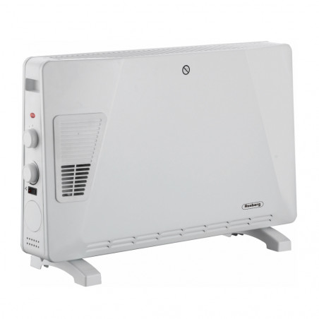 Rosberg R51974ET Underfloor Convector Heater, 2500W, 3 Settings, Turbo, Thermostat, Auto Shut-off, White