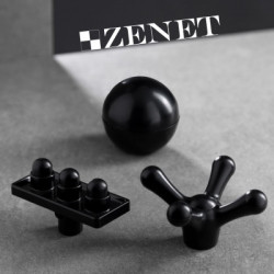 Перкусионен масажор ZENET ZET-705, 30W, 12 накрайника за 12 вида масаж, акупунктурно лечение, против схващане, мускулна треска