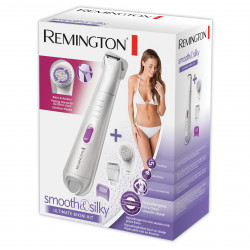 Remington Smooth and Silky WPG4035 Women's Bikini Trimmer, 0.00–6 mm, 30-minute runtime, 3 attachments, Cordless, White