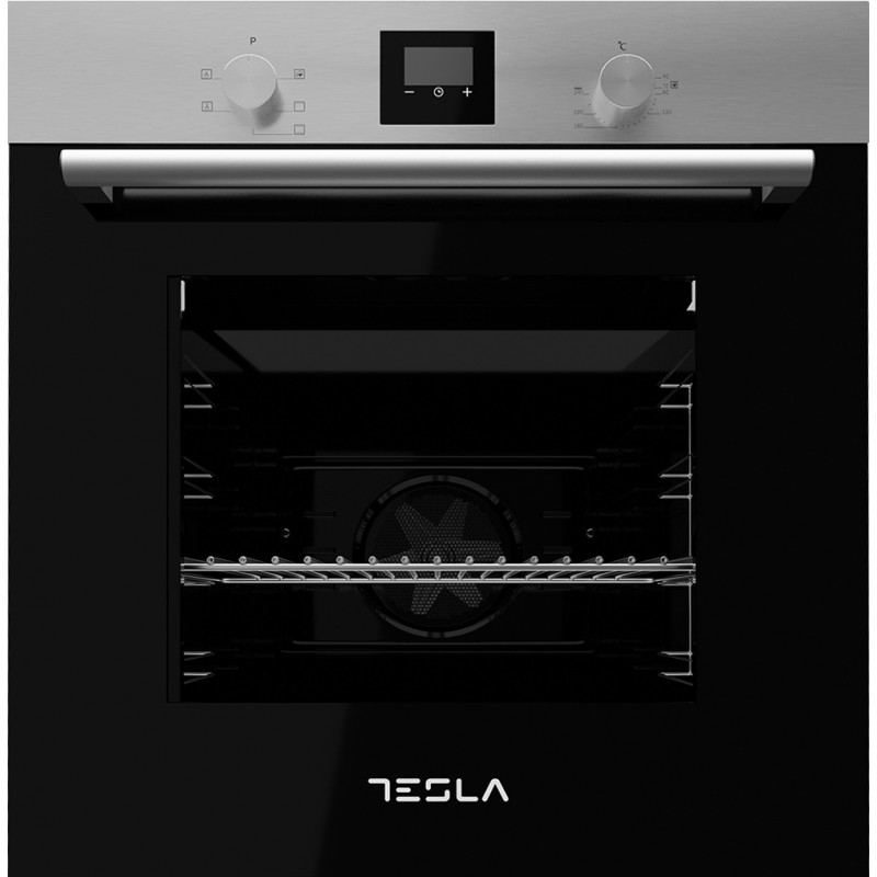 Фурна за вграждане Tesla BO700SX, 2300 W, 56 л, 5 програми, Клас А, Таймер, Инокс