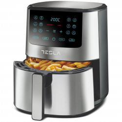 Tesla AF501BX Hot Air Fryer, 1300W, 5 L, 12 Programs, Non-stick Coating, Touch Screen, Stainless Steel