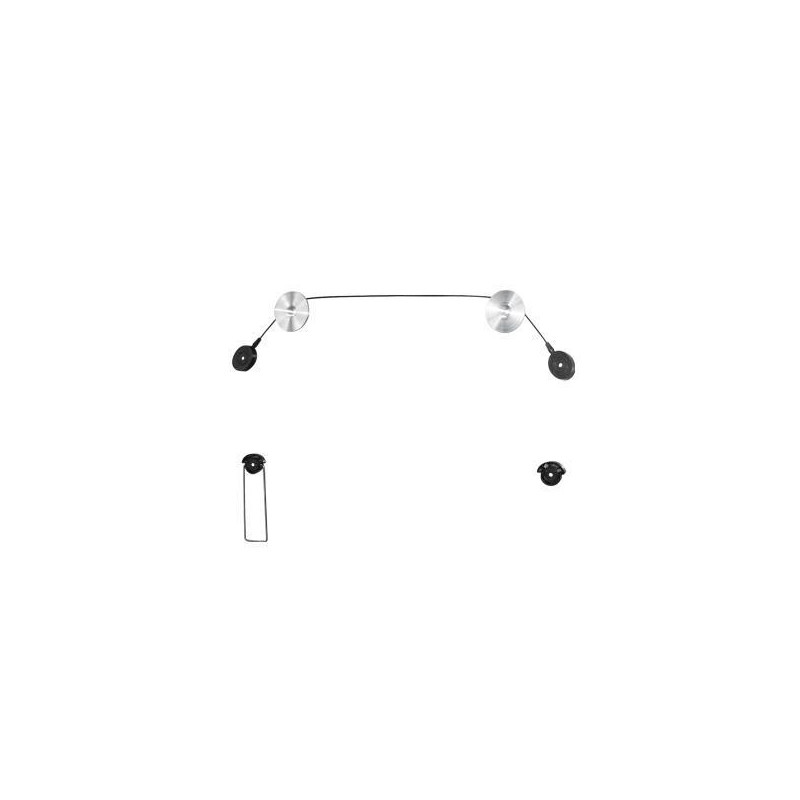 Crown LED 01/400 TV Stand, 28–55", Up to 50 kg, Black