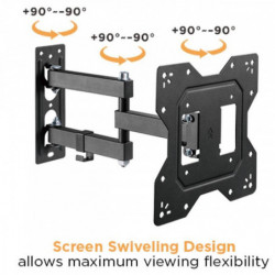 Crown WM30K2343TL TV Stand, 23–43", Up to 30 kg, Black