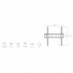 Стойка за телевизор Crown WM45K3270ST