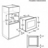 Микровълнова фурна за вграждане Electrolux EMS4253TEX, 25л, 1000 W, 8 нива, Грил, Автоматични програми, Дигитален дисплей, Сребрист/черен