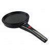 Kumtel HMP-03 Electric Skillet with Lid, 1200W, Non-stick Coating, Measuring Cup, Black