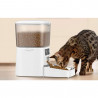 Oneisall PFD001 Pro Automatic Pet Food Dispenser, 1.2 kg, Up to 6 Meals a Day, 36 Servings, Intuitive Controls, BPA-Free, White