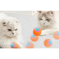 Rojeco RWJ-12 Interactive Cat Toy, 16,000 RPM, 3 Modes, LED Lighting, Orange
