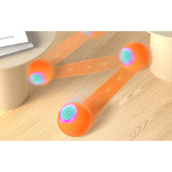 Rojeco RWJ-12 Interactive Cat Toy, 16,000 RPM, 3 Modes, LED Lighting, Orange