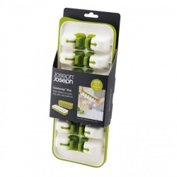 Joseph Joseph 20018 Ice Cube Tray, 14 Cubes, Easy Release, BPA-Free, White/Green