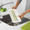 Joseph Joseph 20018 Ice Cube Tray, 14 Cubes, Easy Release, BPA-Free, White/Green