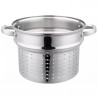 Klausberg KB 7738 Spaghetti Pot, 24 cm, 7 L, 3-piece set, Induction, Silver