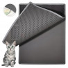Catmat Cat Litter Tray Mat, 40x50 cm, Waterproof, Odor-Resistant, EVA, Gray