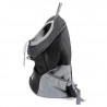 Rucsac transport animale de companie Petpouch M, Bretele reglabile, Material respirabil, Buzunare laterale, Gri